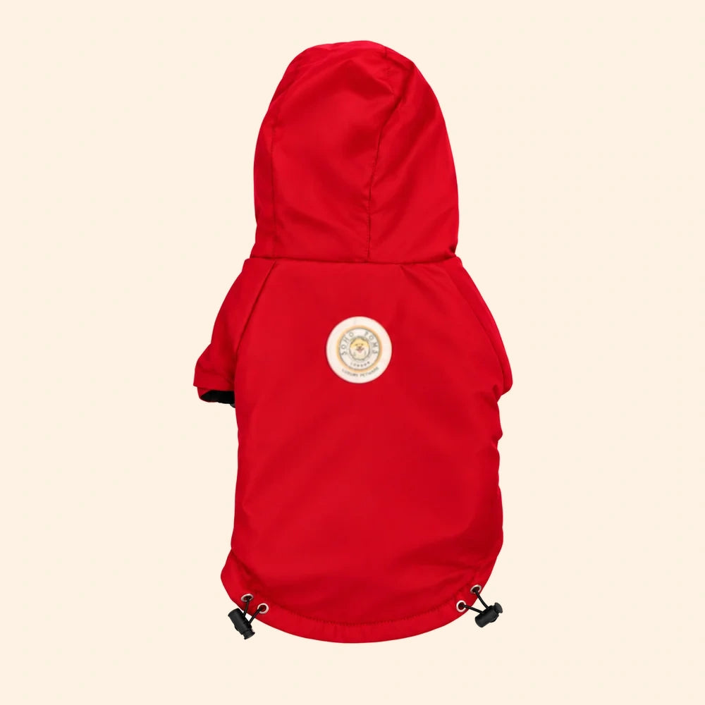 Fire Red | Padded Waterproof Jacket