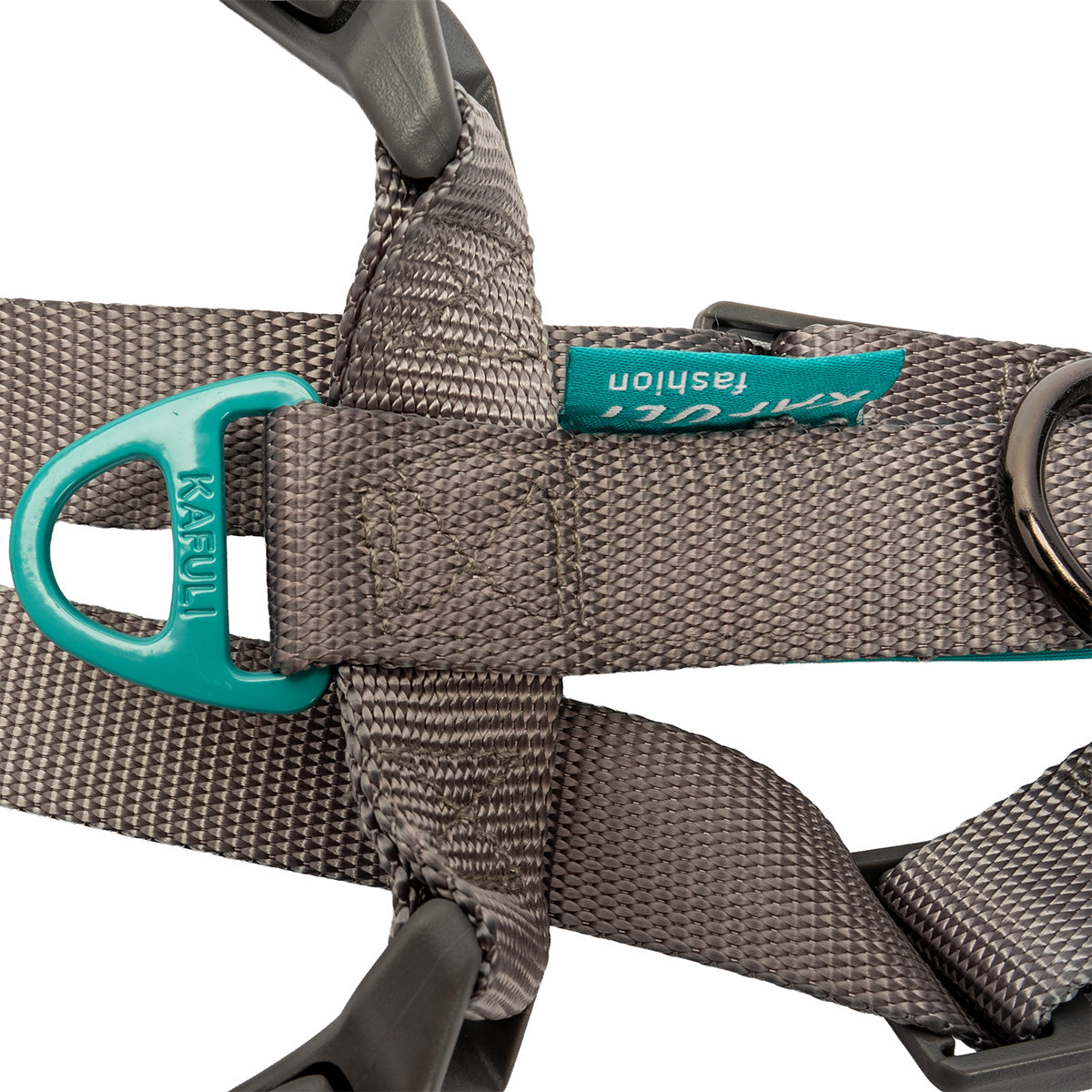 Soho Poms Explorer Collection Harness - Navy & Grey
