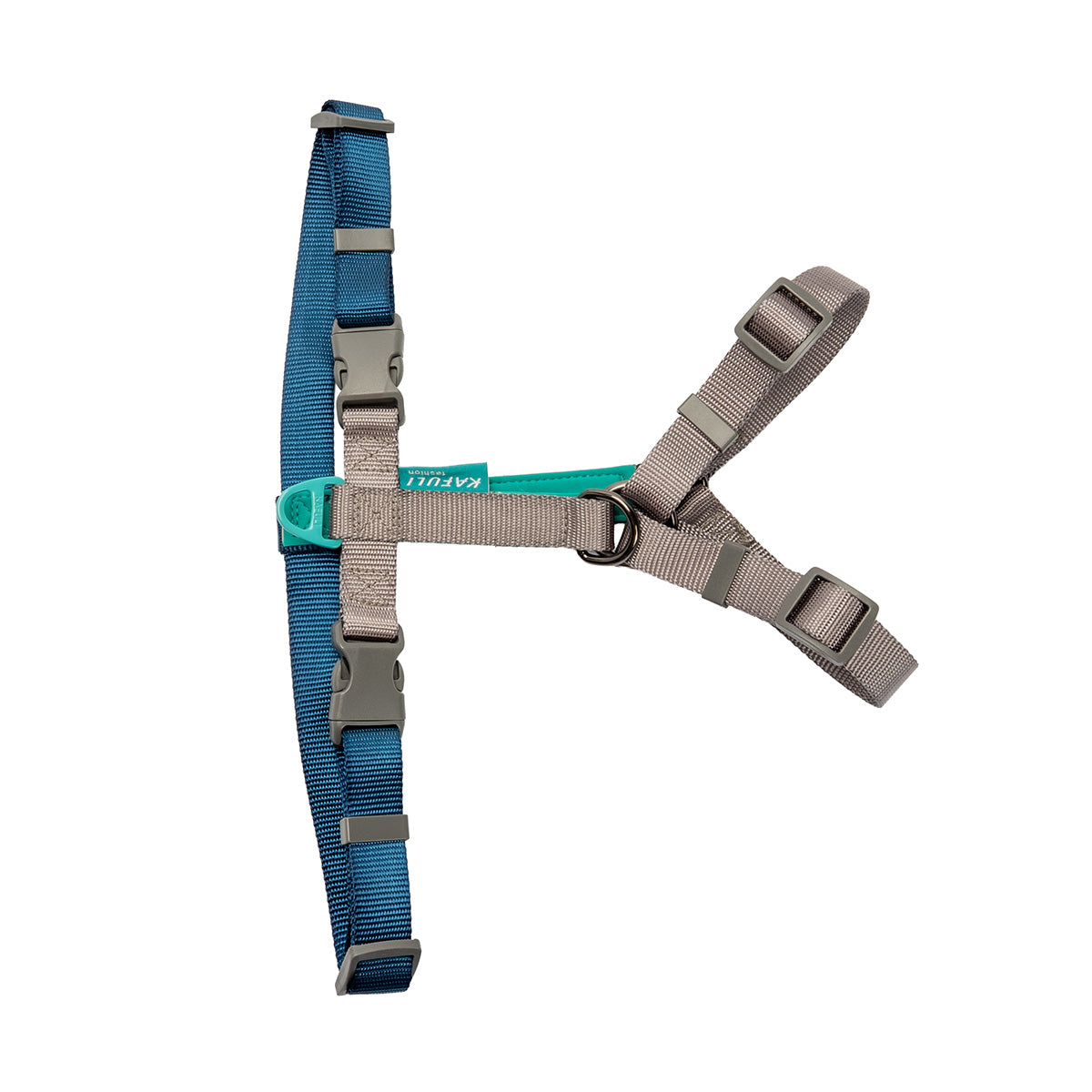 Soho Poms Explorer Collection Harness - Navy & Grey
