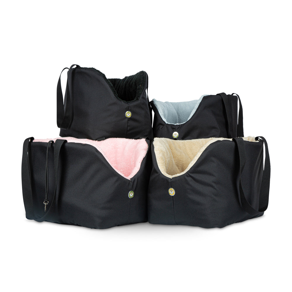 Sac de transport pour chien Suzy's Fashion Rainy Bear noir et beige