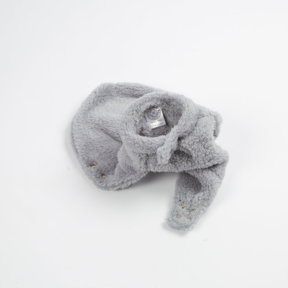 Teddybärjacke Grau von SohoPoms *Limitierte Auflage