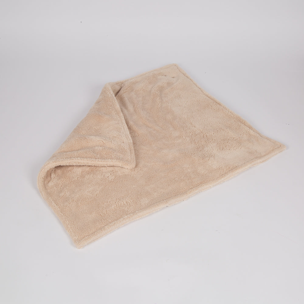Soho Poms Teddy Bear Hundedecke in Beige