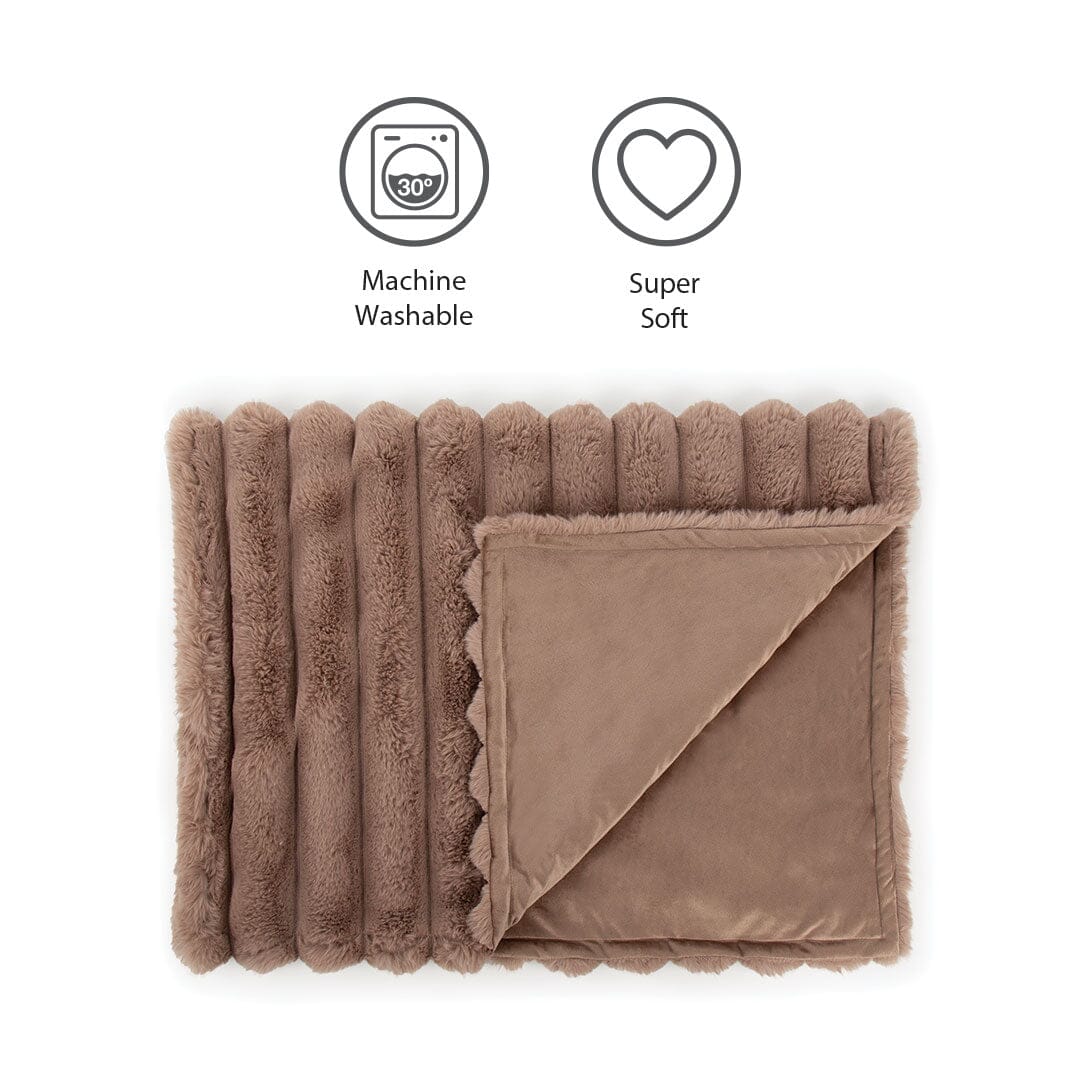 Scruffs Aspen Pet Blanket - Taupe