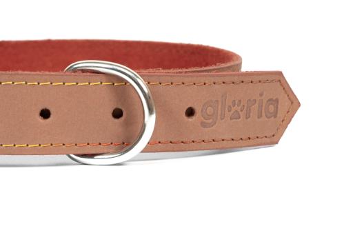 Gloria Pets Brown Nobuck Oasis Padded Collar
