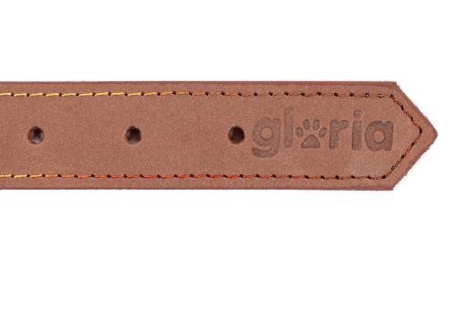 Gloria Pets Brown Nobuck Oasis Padded Collar