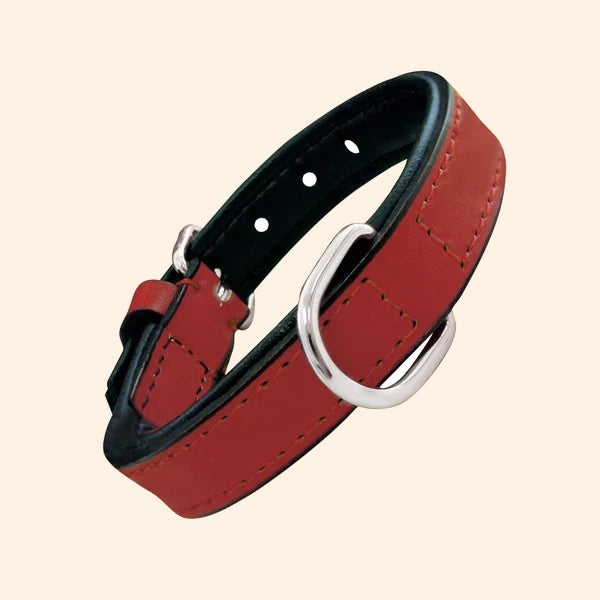 Gloria Pets Red Padded Collar