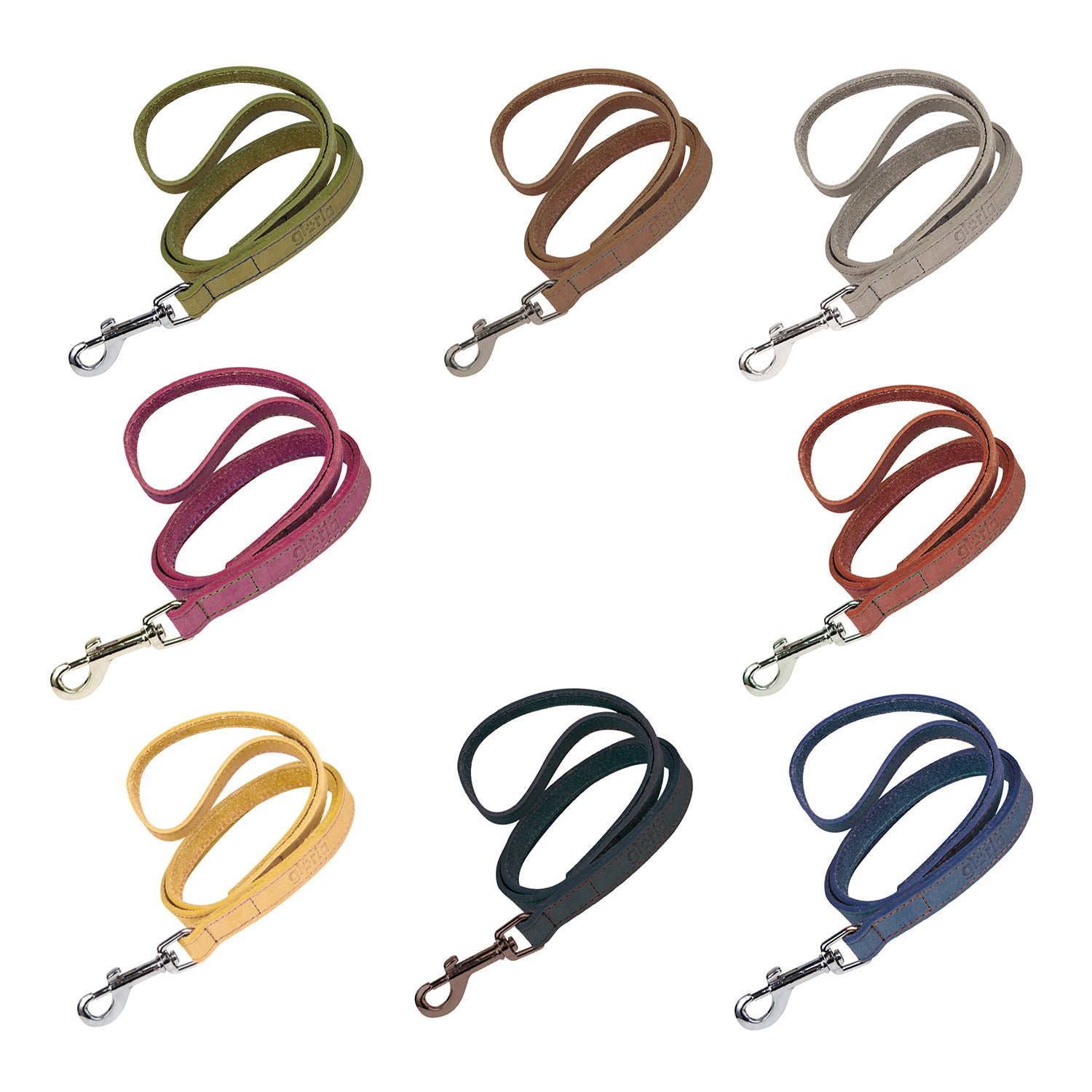 Collier pour chien en cuir Gloria Oasis multicolore