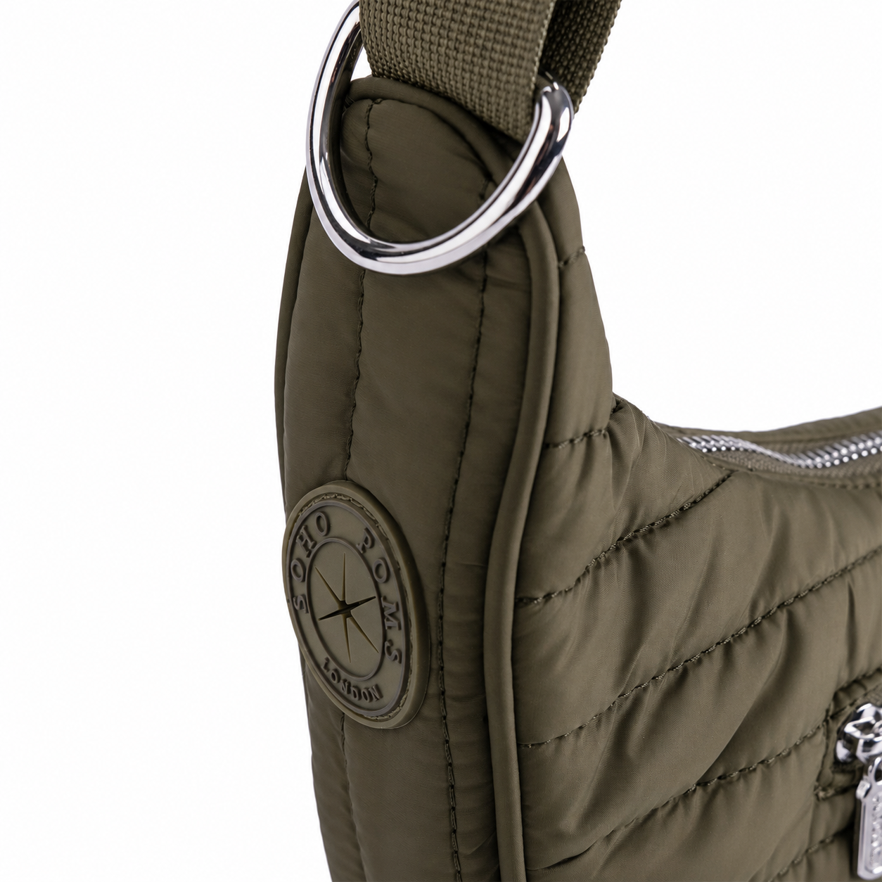 Soho Poms Wardour Crossbody Dog Walking Bag - Urban Moss