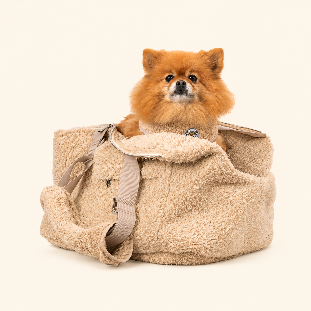 Porte-chien Suzy's Fashion Rainy Bear noir et rose