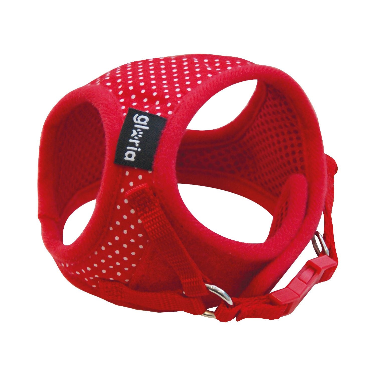 Gloria Harnais et Laisse Dots Rouge