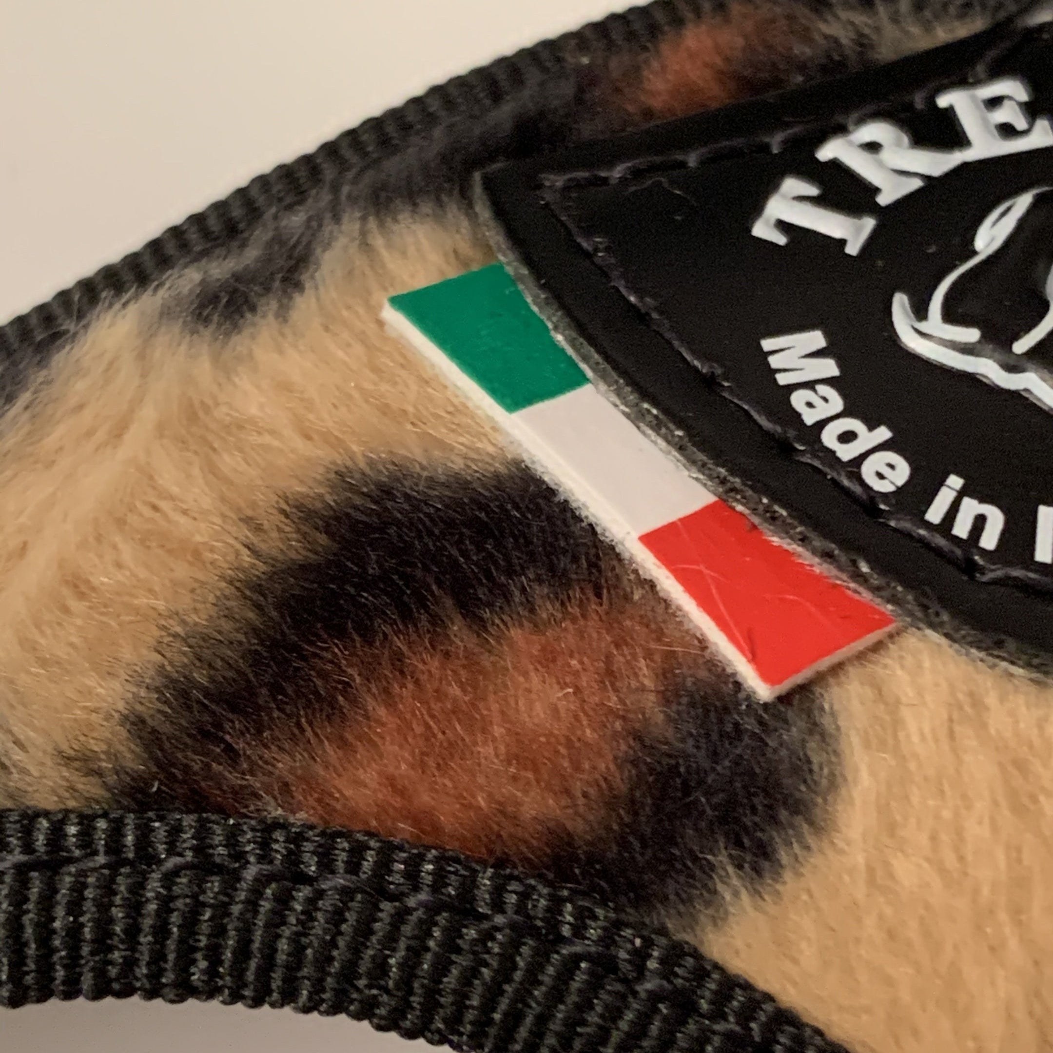 The Ponti Easy Fit Leopard Print Mesh Harness with Adjustable Girth