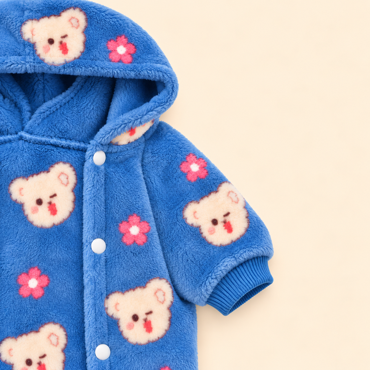 Blue Bear | Dog Full Fleece Pyjamas