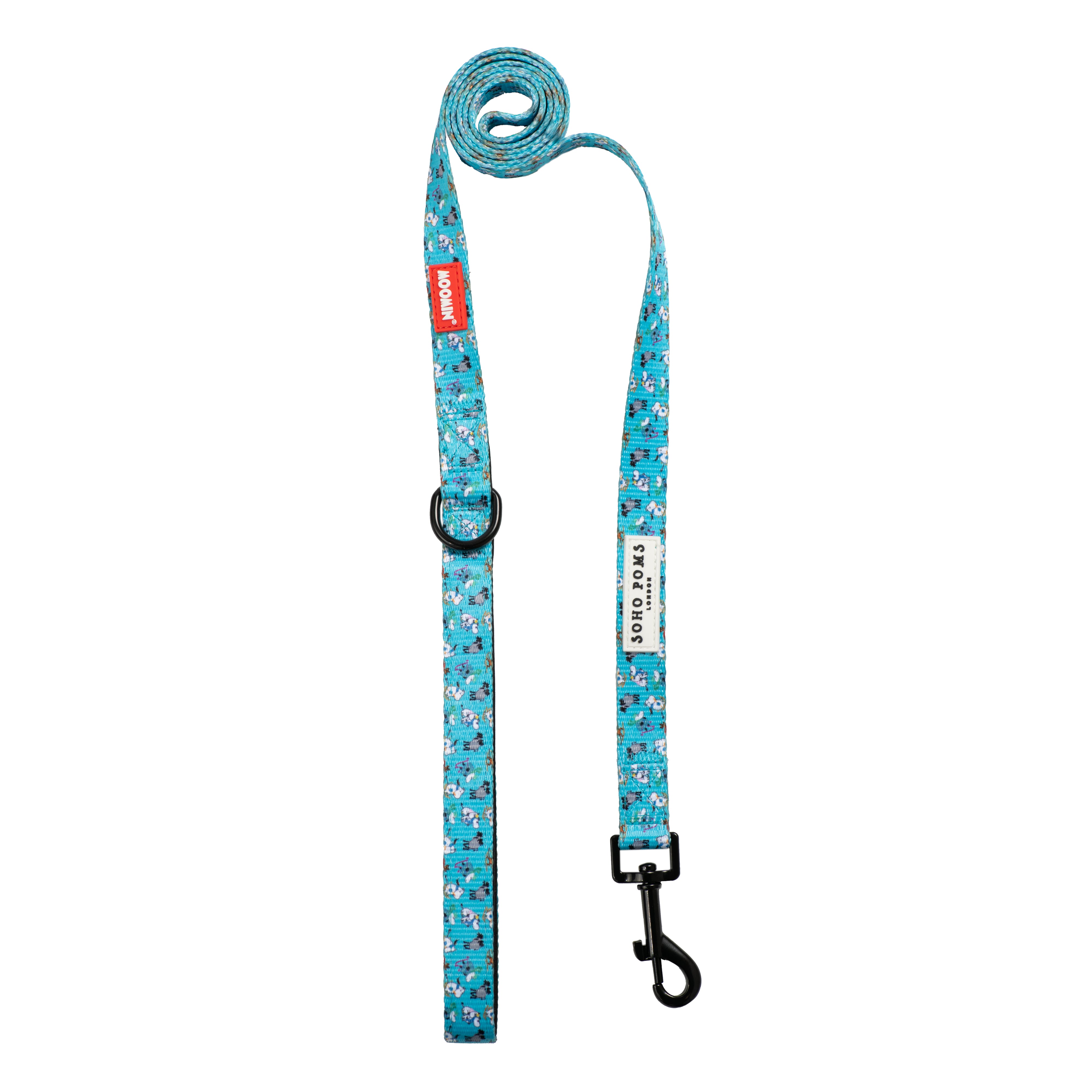 Moomins Blue Holiday Hundeleine von Soho Poms