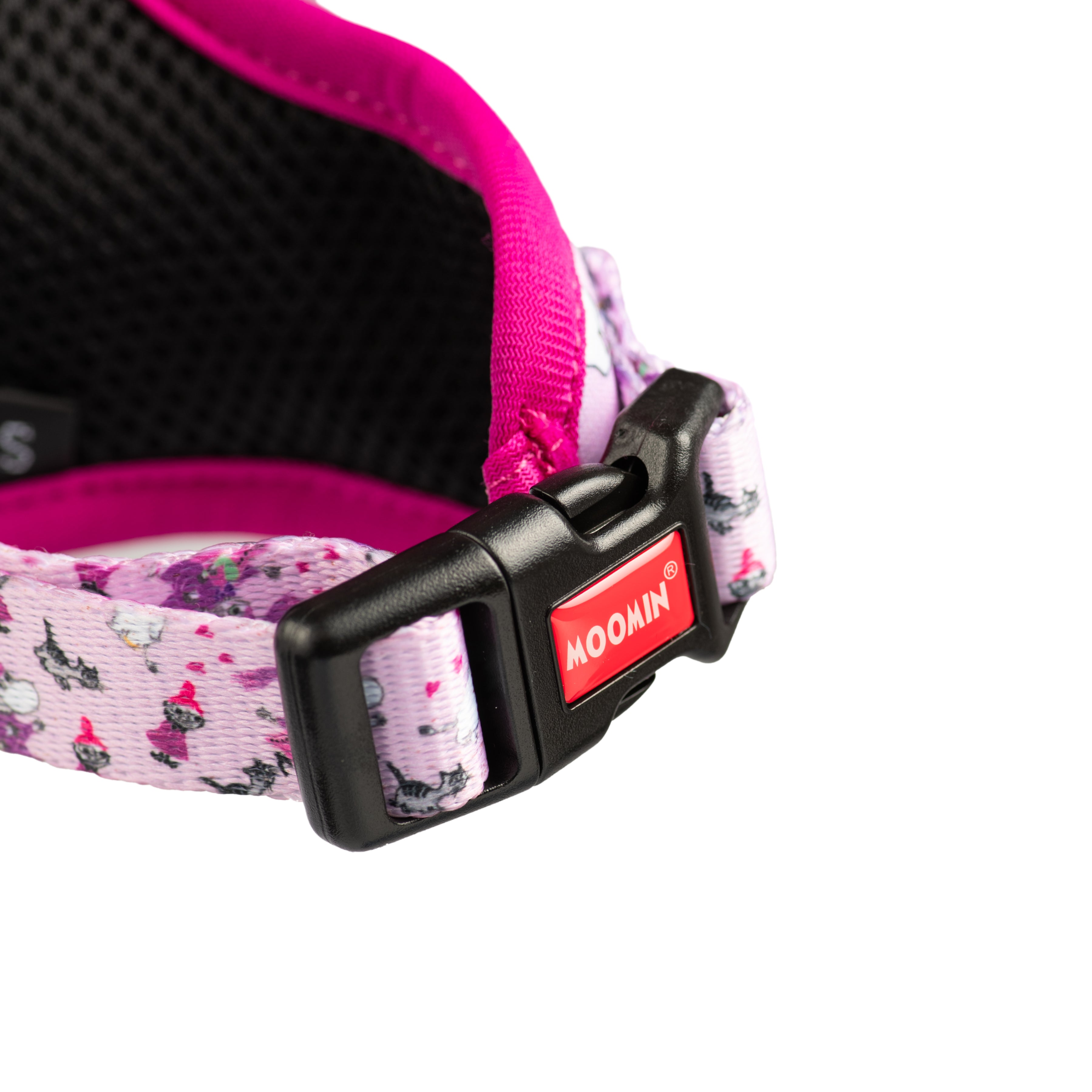 Moomins Pink Champagne Hundegeschirr mit Polsterung von Soho Poms