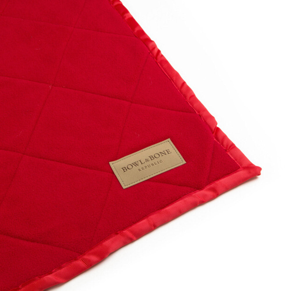 Couverture pour chien ROYAL rouge de Bowl & Bone