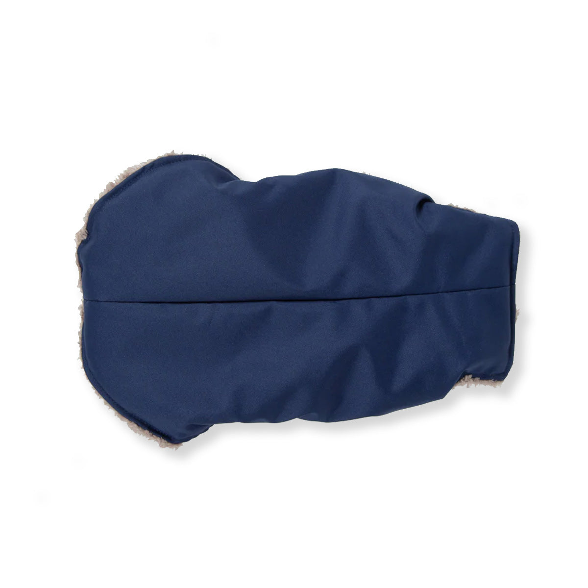 Soho Poms Teddy Bear Hundejacke wasserabweisend in Blau und Cappuccino