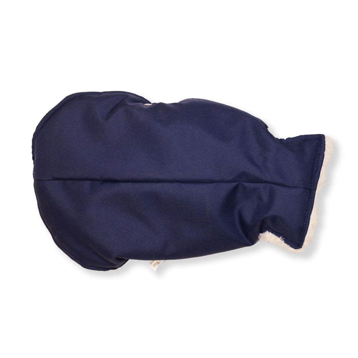 Soho Poms Teddy Bear Hundejacke wasserabweisend in Blau und Elfenbein
