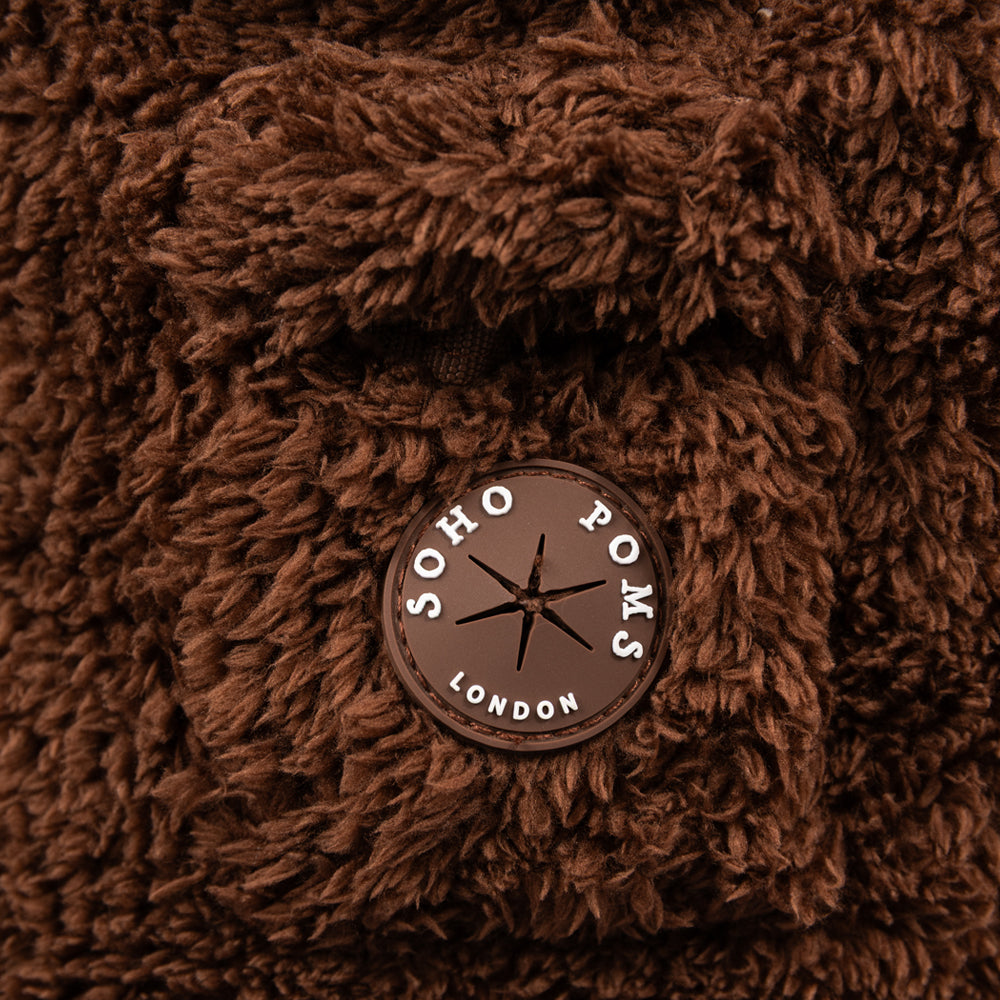 Soho Poms Carnaby Teddy Bear Carrier - Cocoa Bean