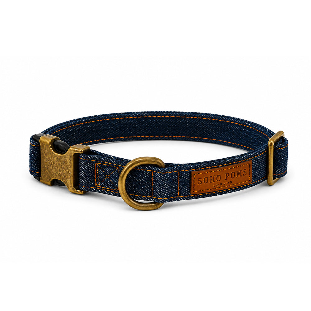 Soho Poms Frith Collar - Classic Denim