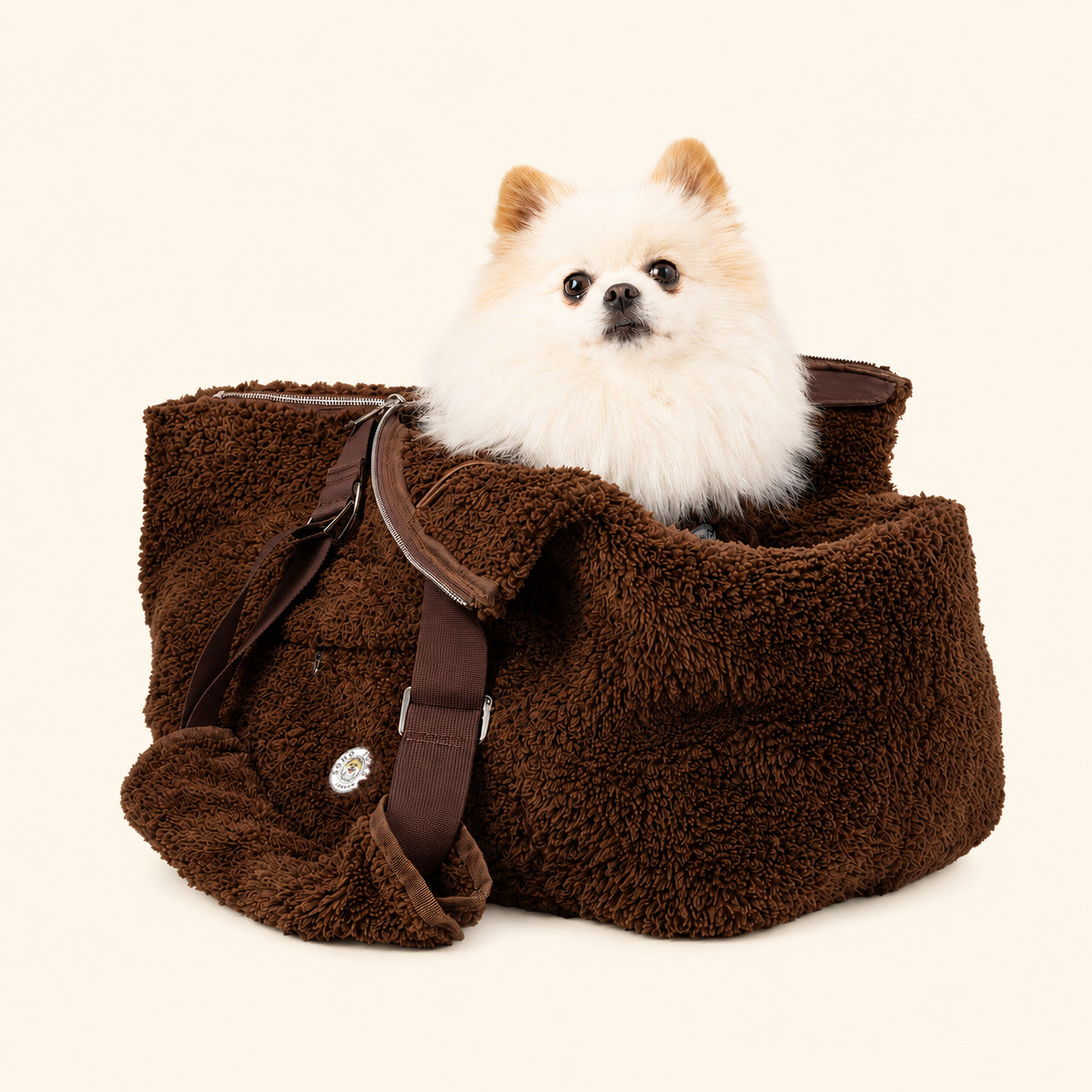Porte-chien Suzy's Fashion Rainy Bear noir et rose