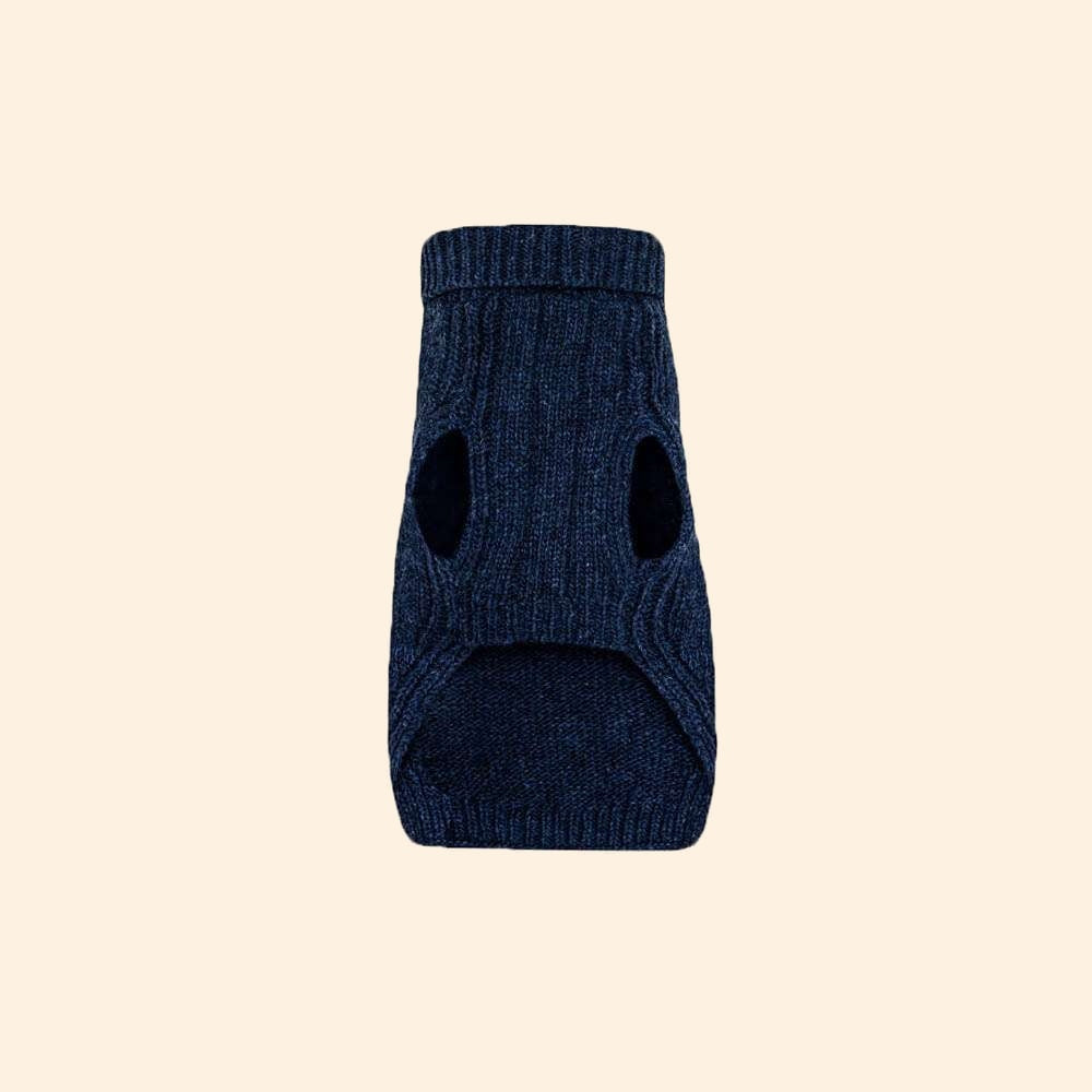 Pull pour chien SNOWFLAKE bleu par Bowl & Bone