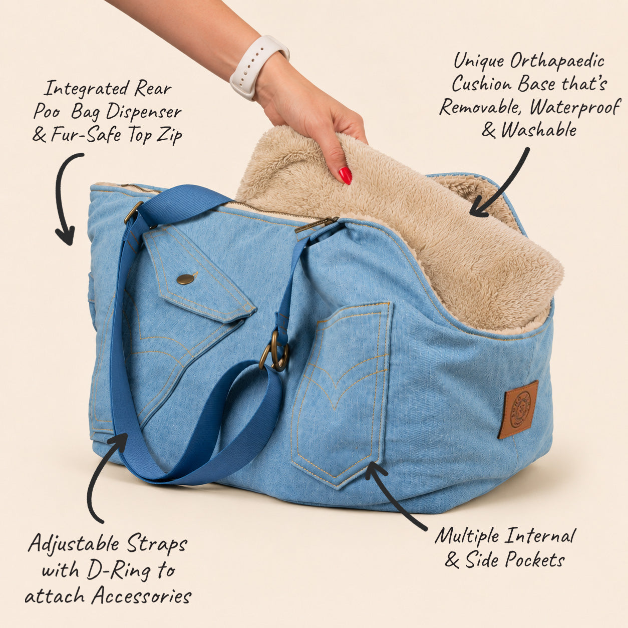 Vintage Wash | Frith Dog Carrier