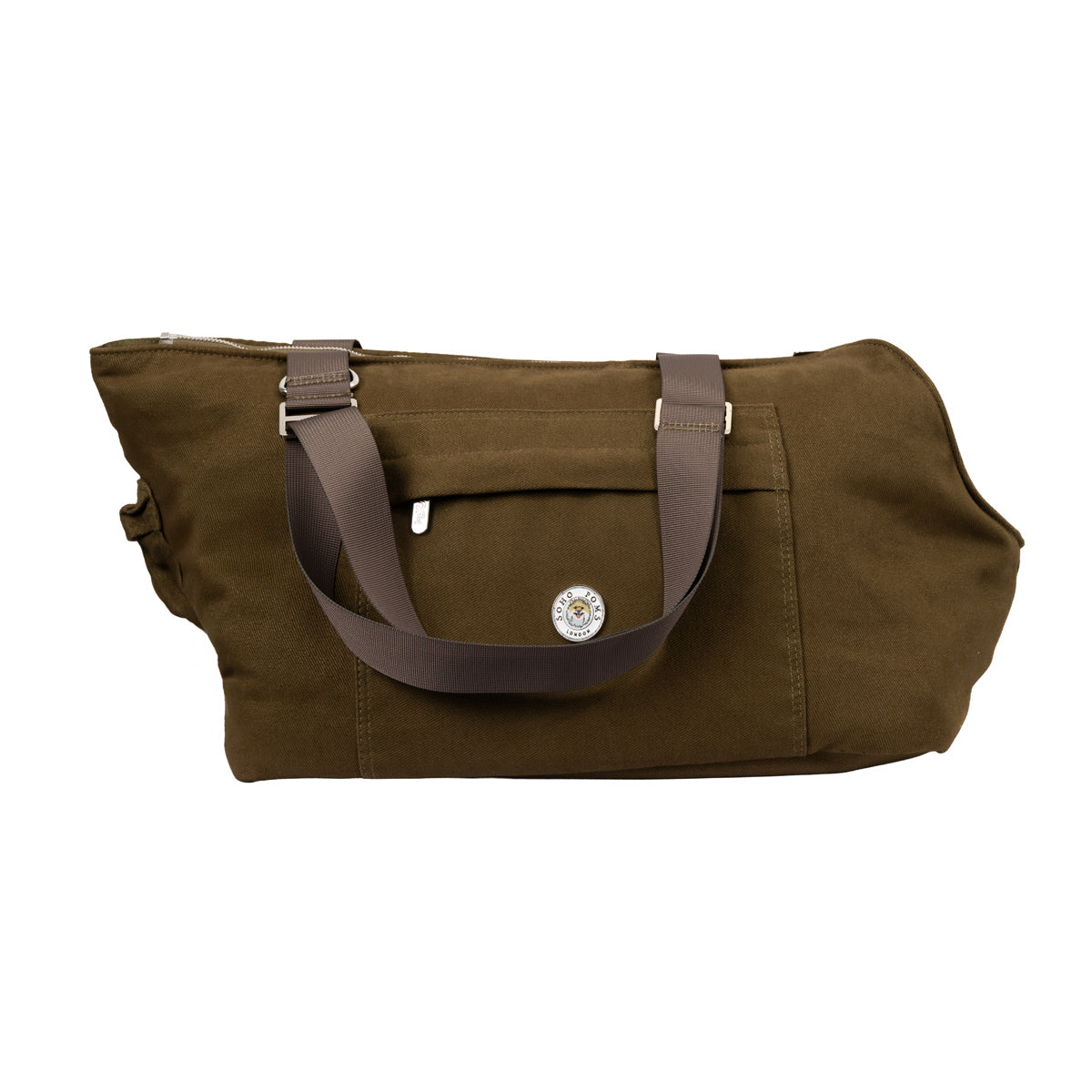 Soho Poms Berwick Pet Carrier - Mosswood - Ideal for Dogs & Cats