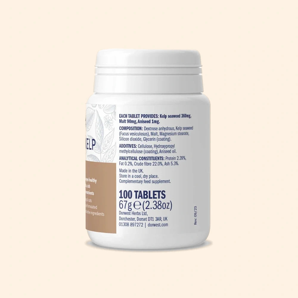 Dorwest Malz- & Seetang-Tabletten zur Appetitanregung – für Hunde & Katzen
