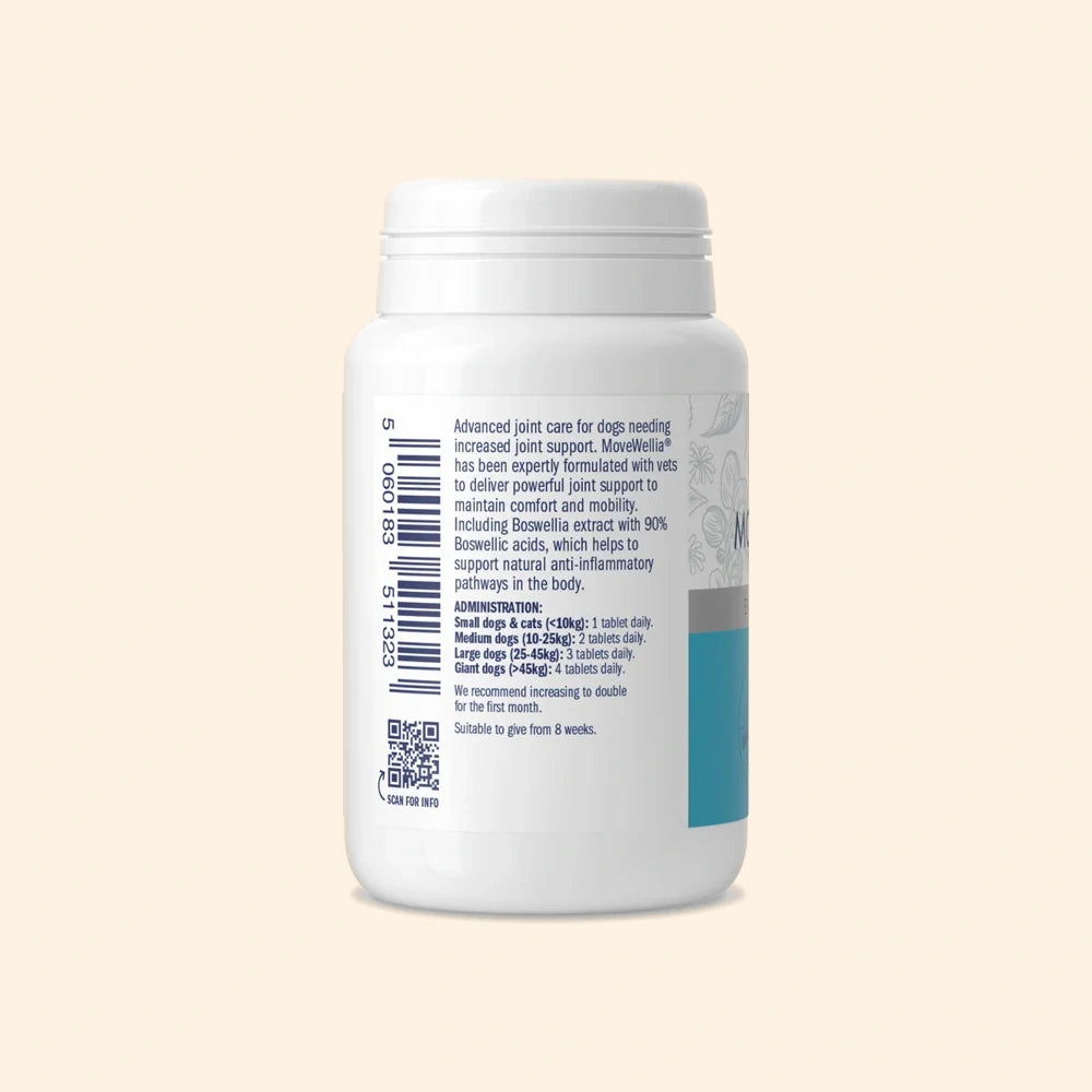 Dorwest MoveWellia Tablets For Dogs And Cats 'Joints Support'