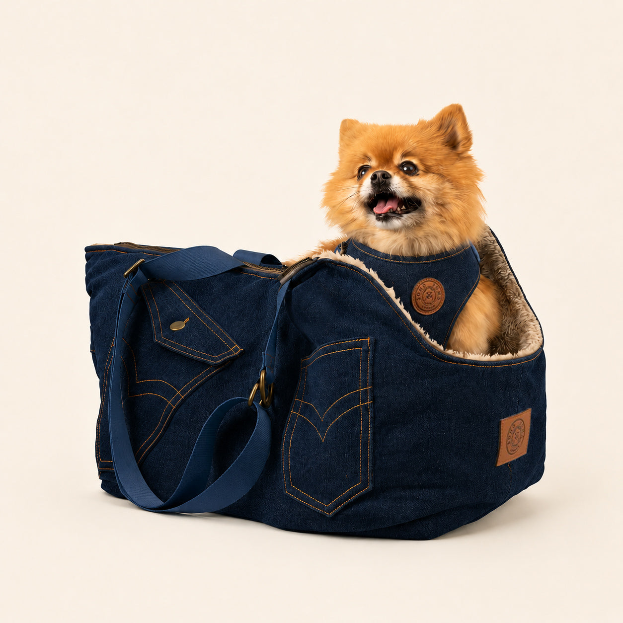 Porte-chien Suzy's Fashion Rainy Bear noir et rose