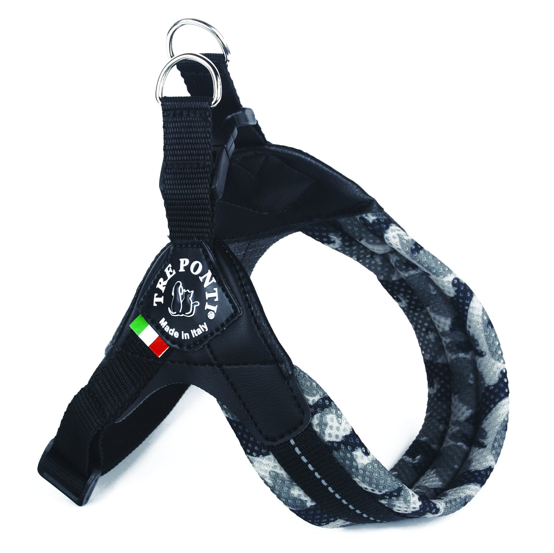 The PontiEasy Fit Grey Camo Mesh Harness with Adjustable Girth