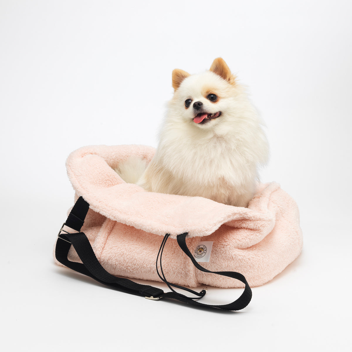 Soho Poms Teddy Bear Hundetragetasche in Rosa