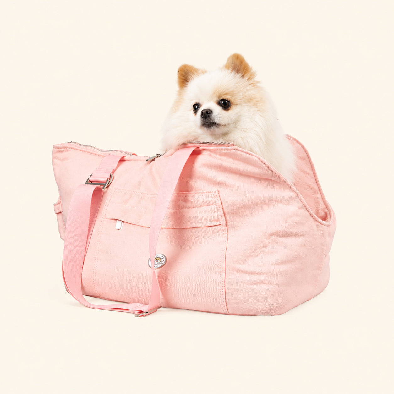 Porte-chien Suzy's Fashion Rainy Bear noir et rose