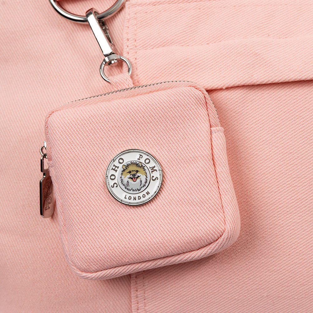 Porte-chien Suzy's Fashion Rainy Bear noir et rose