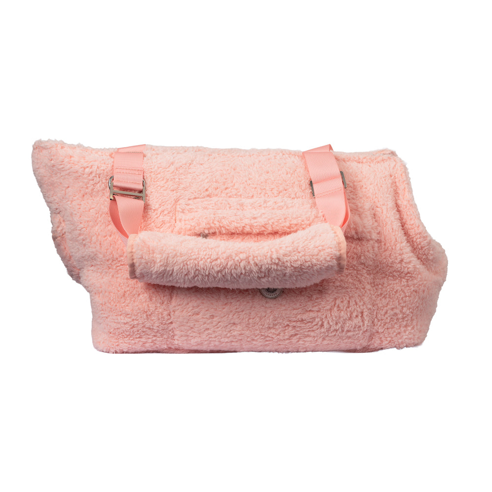 Soho Poms Carnaby Teddy Bear Carrier - Blush Rose