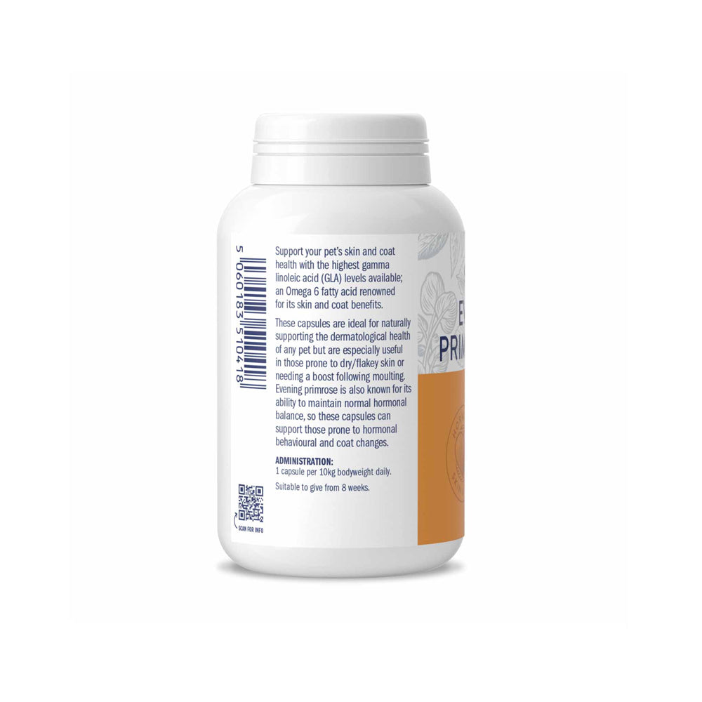 Capsules d'huile d'onagre 'Soutien de la peau et du pelage'