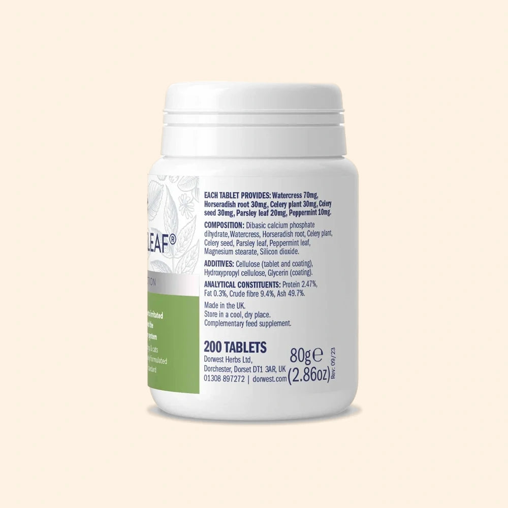 Dorwest Green Releaf Tablets For Dogs And Cats 'Urinary support'