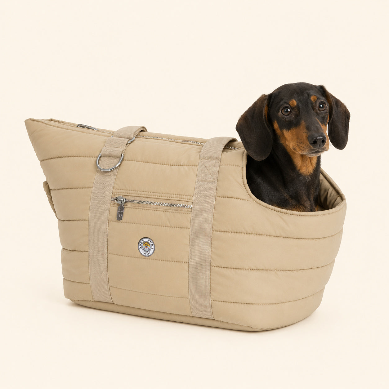 Porte-chien Suzy's Fashion Rainy Bear noir et rose