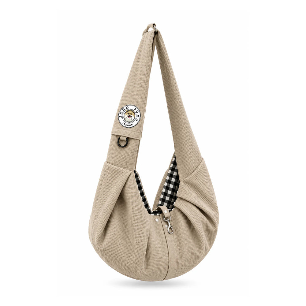Soho Poms Luxury Petwear Sling - Grey
