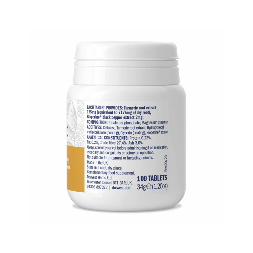 Curcuma Tabs Chiens Chats 'anti-inflammatoire'