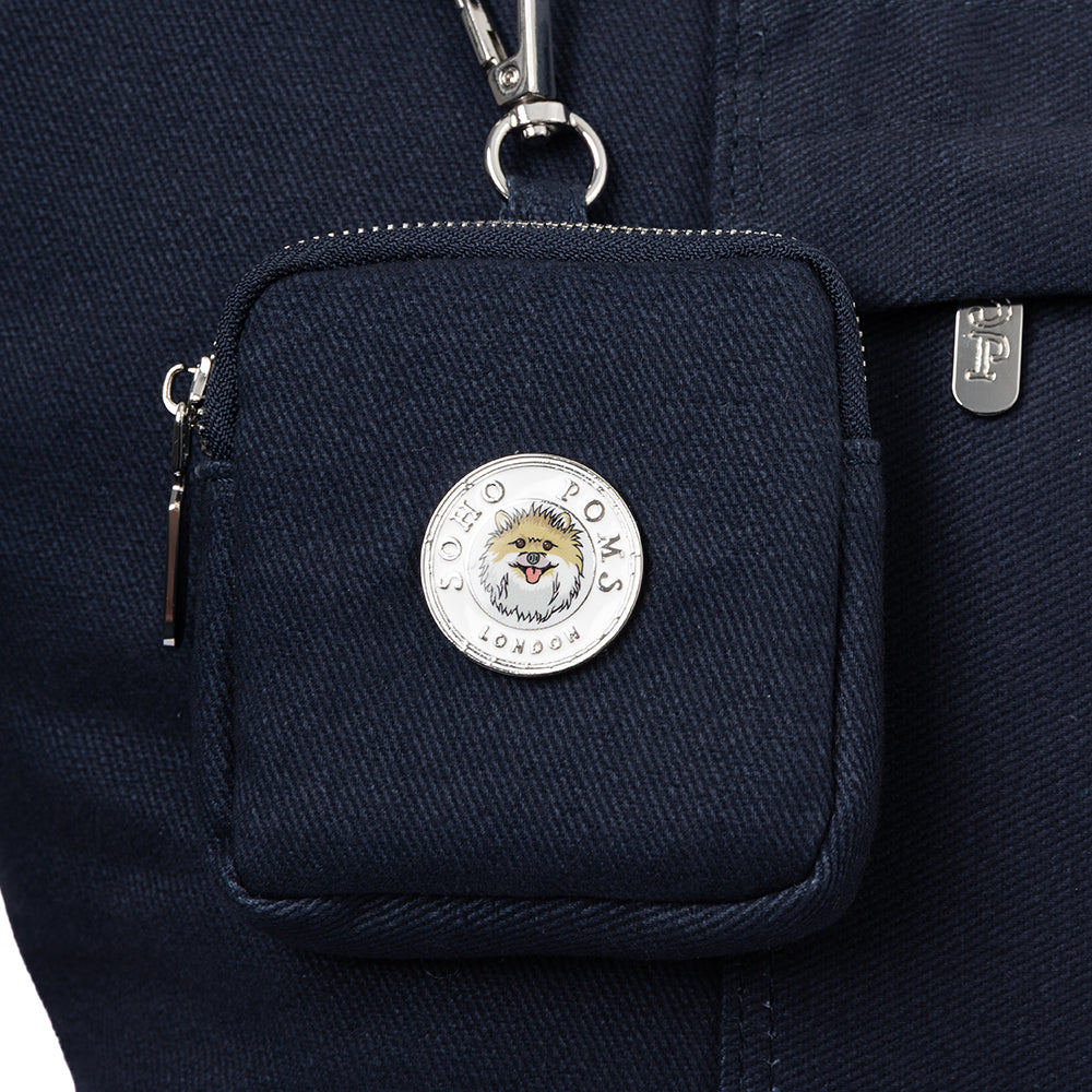 Soho Poms Berwick Pet Carrier - Navy