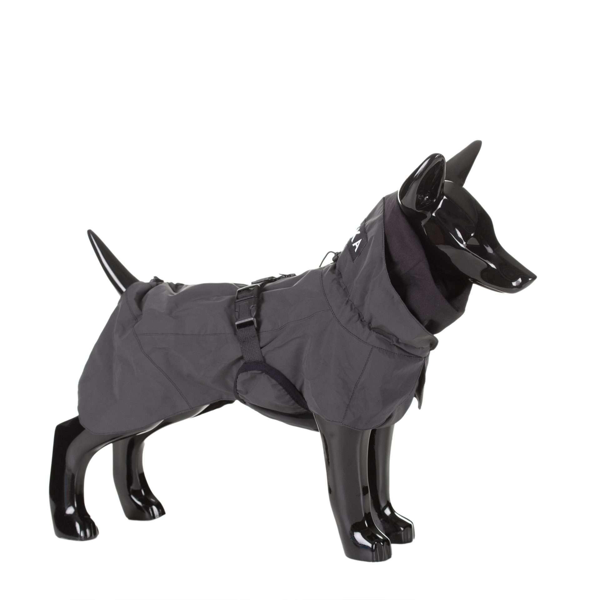PAIKKA High Visibility Dog Raincoat - Dark