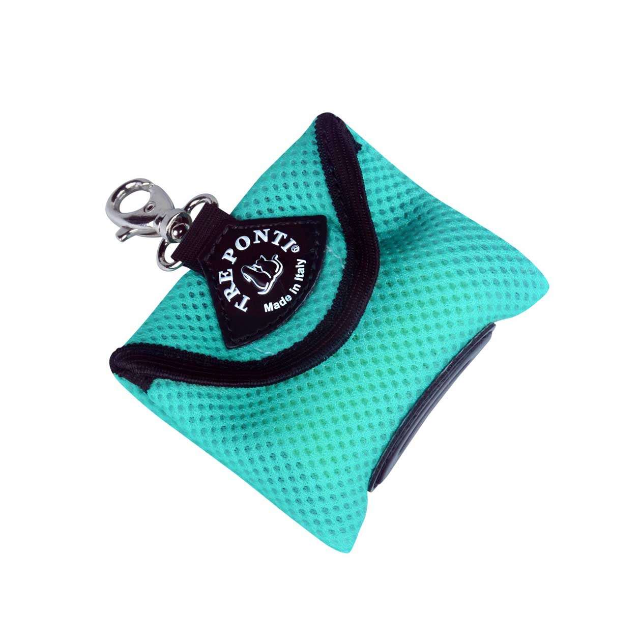 Distributeur de sacs à crottes en maille Tre Ponti Menthe