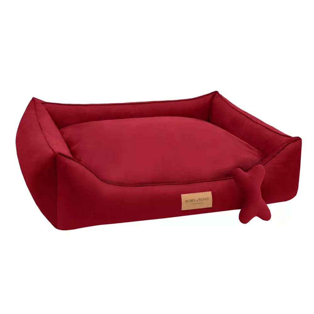 Red CLASSIC Dog Bed from Bowl & Bone
