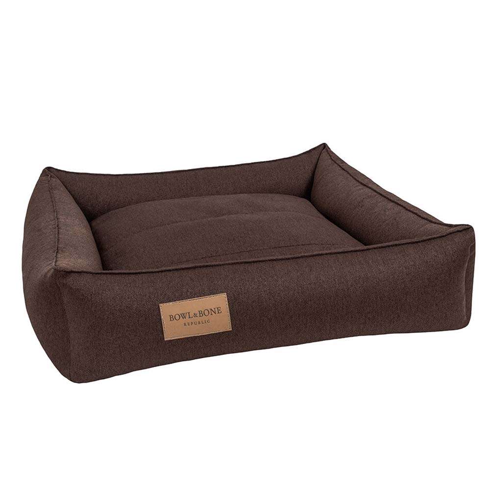 Brown URBAN Dog Bed from Bowl & Bone