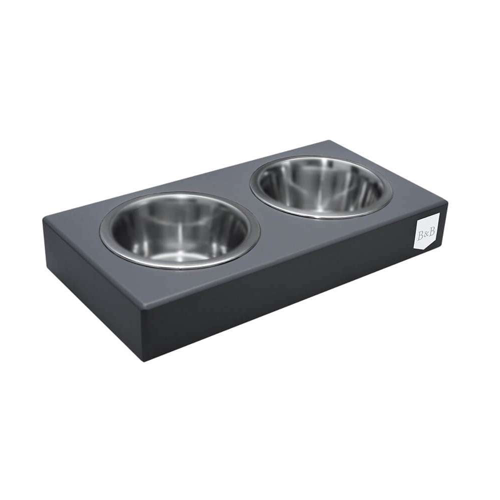 DUO Hundenapf in Graphitgrau von Bowl & Bone