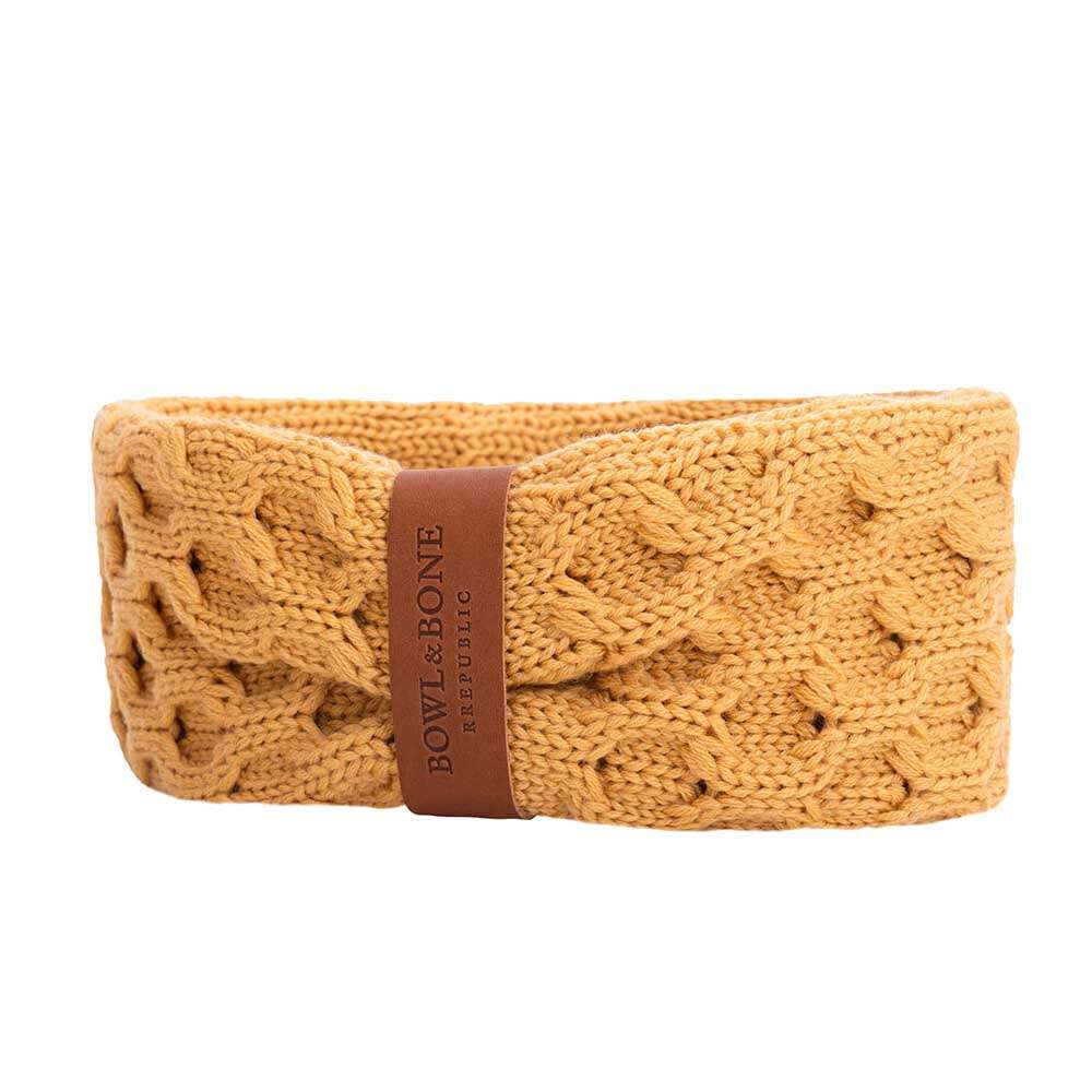 Écharpe de cheminée pour chien JOY moutarde de Bowl & Bone