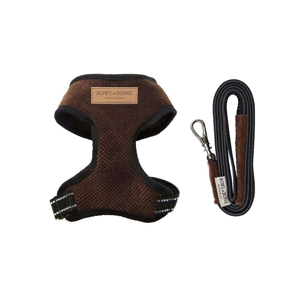 Brown CANDY Dog Harness from Bowl & Bone