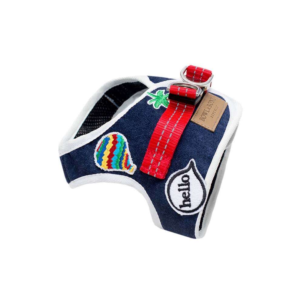 Harnais pour chien DENIM bleu marine de Bowl & Bone
