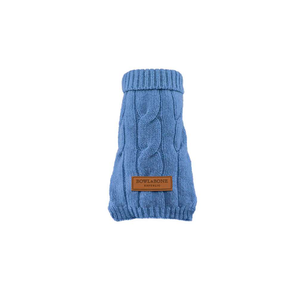 Pull pour chien ASPEN bleu de Bowl & Bone